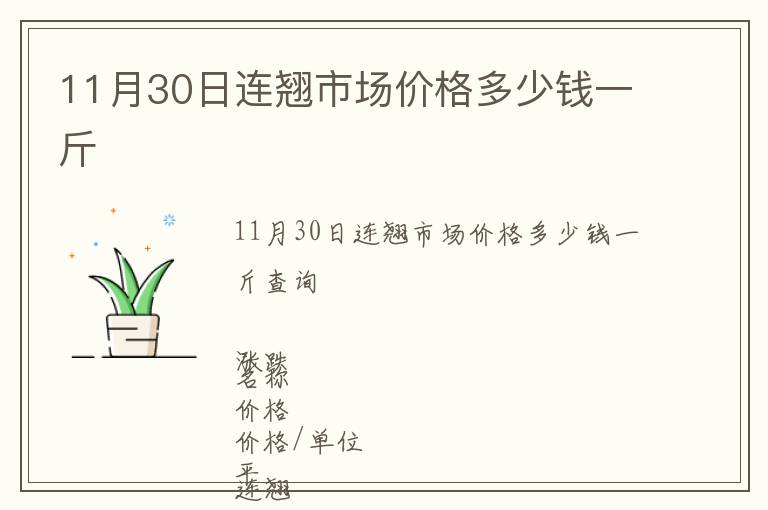 11月30日連翹市場價格多少錢一斤