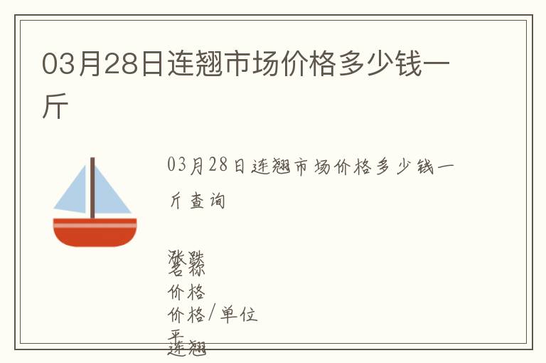 03月28日連翹市場價格多少錢一斤